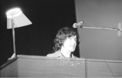 Negatiiv. Teaduslik konverents "Haapsalu 700" kultuurimajas, mai 1979. nne-Eha Kabrits. Foto: A. Tarmula.  duplicate photo