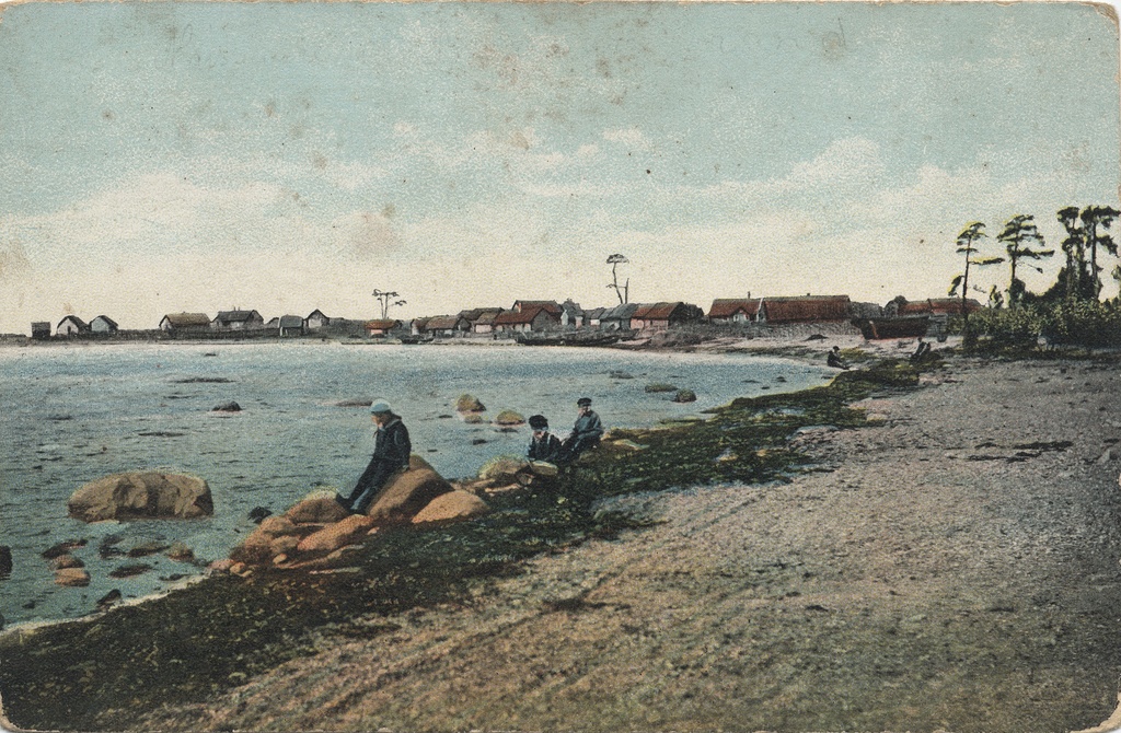 Naissaar : beach under the Great village = Nargen : Strand