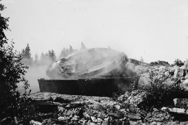 The consequences of the fire in the economic building of Naissaare