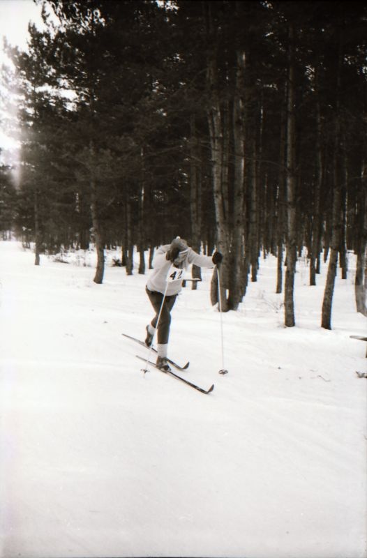 Negatiiv. Suusataja.1979.