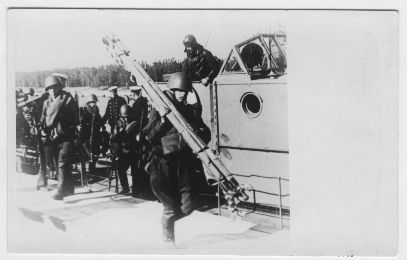Red Army landing in Naissaar in 1940.