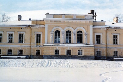 View of the Muuga Manor in Simuna County. rephoto