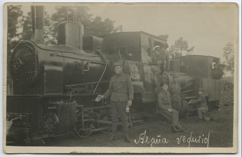 Locomotives on Aegna railway