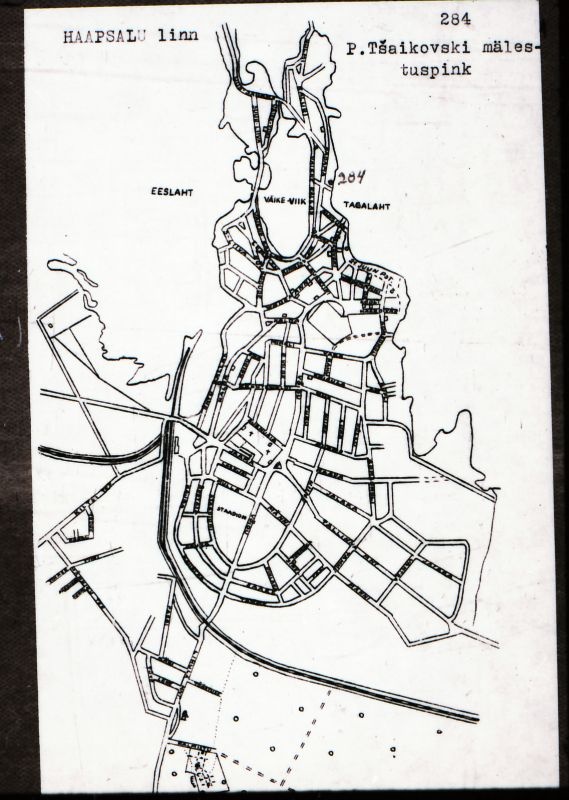 Negatiiv. Haapsalu. Tšaikovski mälestuspink.
Ü.p. 1976.