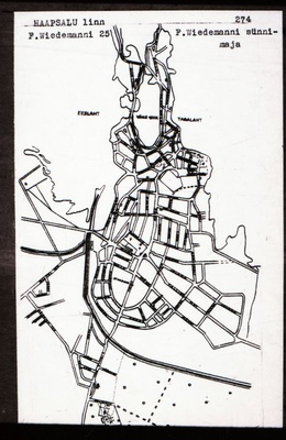 Negatiiv. Haapsalu. Wiedemanni 25. Wiedemanni sünnimaja.
Ü.p. 1976.  duplicate photo