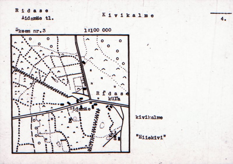 Negatiiv. Ridase kivikalme.
Ü.p. 1976.