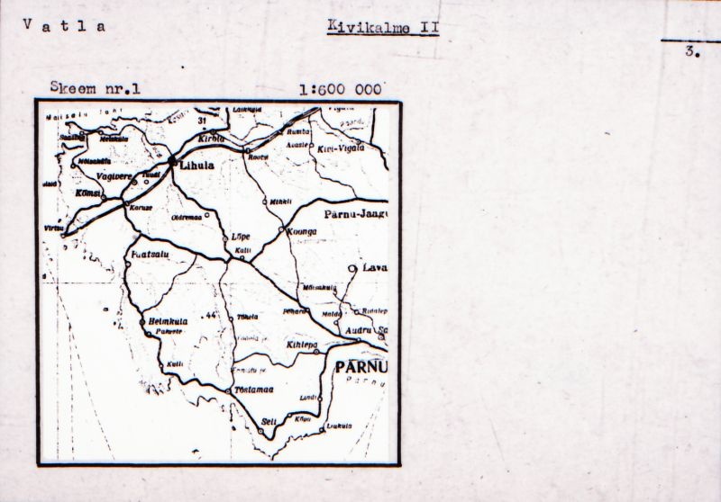 Negatiiv. Vatla kivikalme II.
Ü.p. 1976.