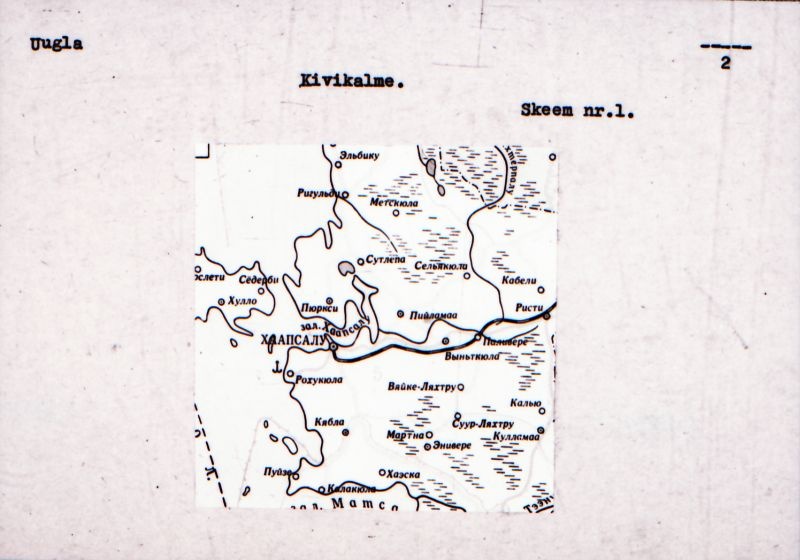 Negatiiv. Uugla kivikalme.
Ü.p. 1976.