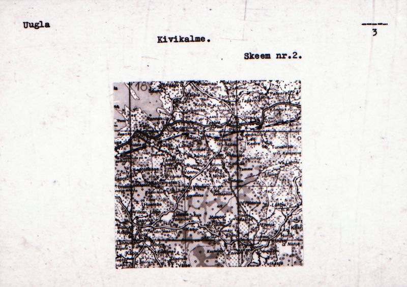 Negatiiv. Uugla kivikalme.
Ü.p. 1976.