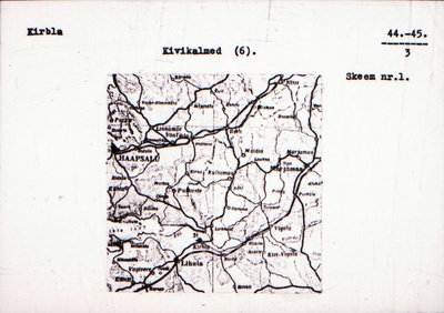 Negatiiv.  Kirbla. Kivikalme (6).
Ü.p. 1976.  duplicate photo