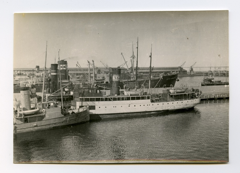 Travel ship "Aegna" in the port of Tallinn