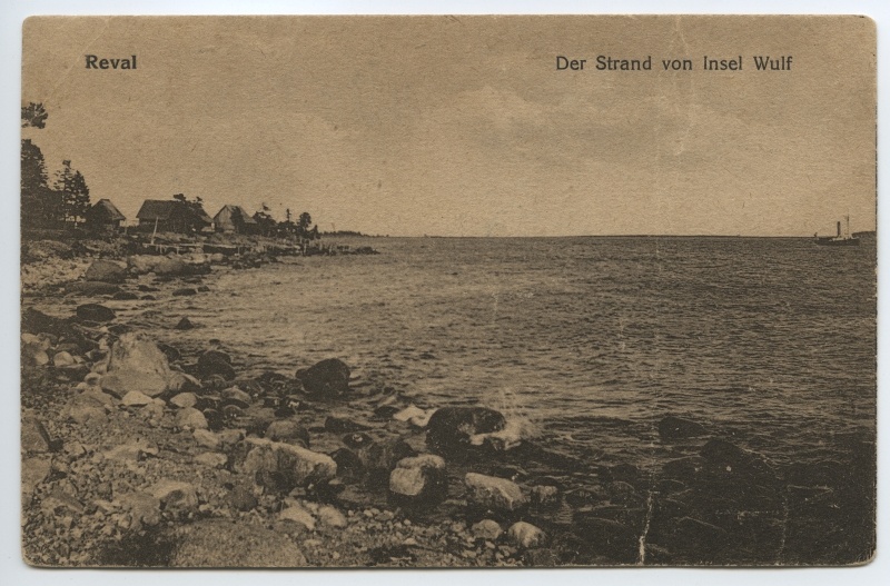 The beach of Aegna Island