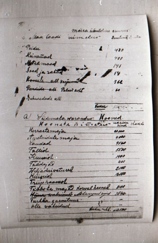 Negatiiv. 1917. a sündmusi Haapsalus ja selle ümbruses kajastav materjal. Ümberpildistus trükisest. Ümberpildistas Mihail Naumov, 1987.