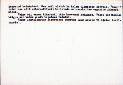 Negatiiv. Kaseküla. Kivikalme XI.
Ü.p. 1976.  duplicate photo
