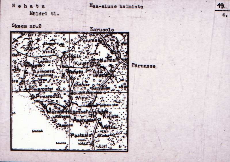 Negatiiv.  Kohatu. Möldri tl. Maa-alune kalmistu.
Ü.p. 1976.