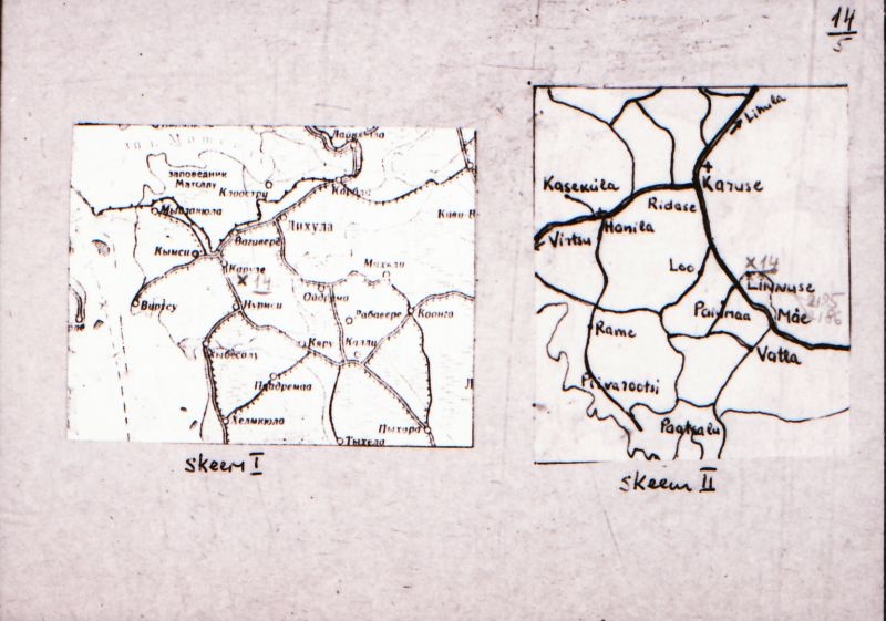 Negatiiv.  Linnuse. Linnamägi.
Ü.p. 1976.