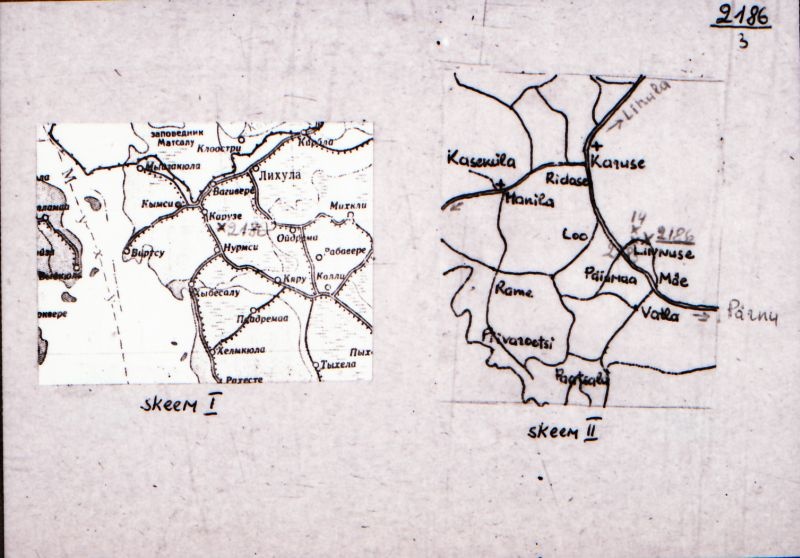 Negatiiv.  Linnuse. Asula.
Ü.p. 1976.