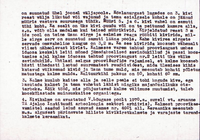 Negatiiv. Vatla kivikalme II.
Ü.p. 1976.