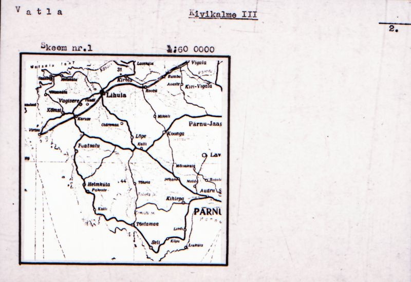 Negatiiv. Vatla kivikalme III.
Ü.p. 1976.