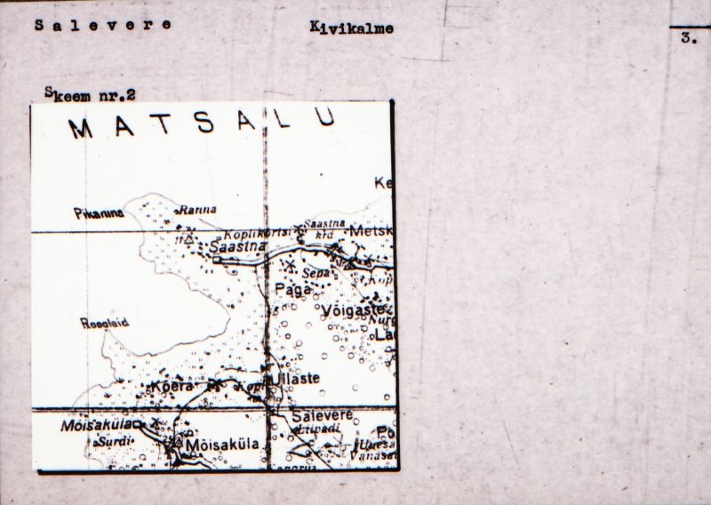 Negatiiv. Salevere kivikalme.
Ü.p. 1976.
