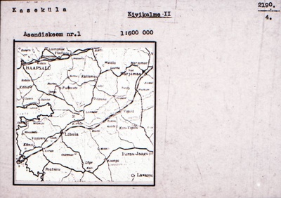 Negatiiv. Kaseküla. Kivikalme II.
Ü.p. 1976.  duplicate photo