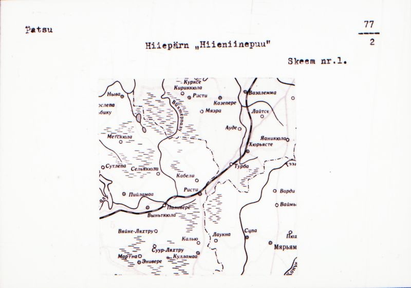 Negatiiv. Patsu. Hiiepärn "Hiieniinepuu".
Ü.p. 1976.