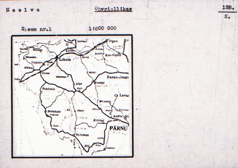 Negatiiv.  Meelva. Ohvriallikas.
Ü.p. 1976.