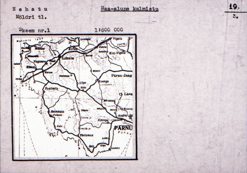 Negatiiv.  Kohatu. Möldri tl. Maa-alune kalmistu.
Ü.p. 1976.