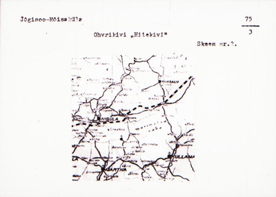 Negatiiv. Jõgisoo-Mõisaküla. Ohvrikivi "Hiiekivi".
Ü.p. 1976.  duplicate photo