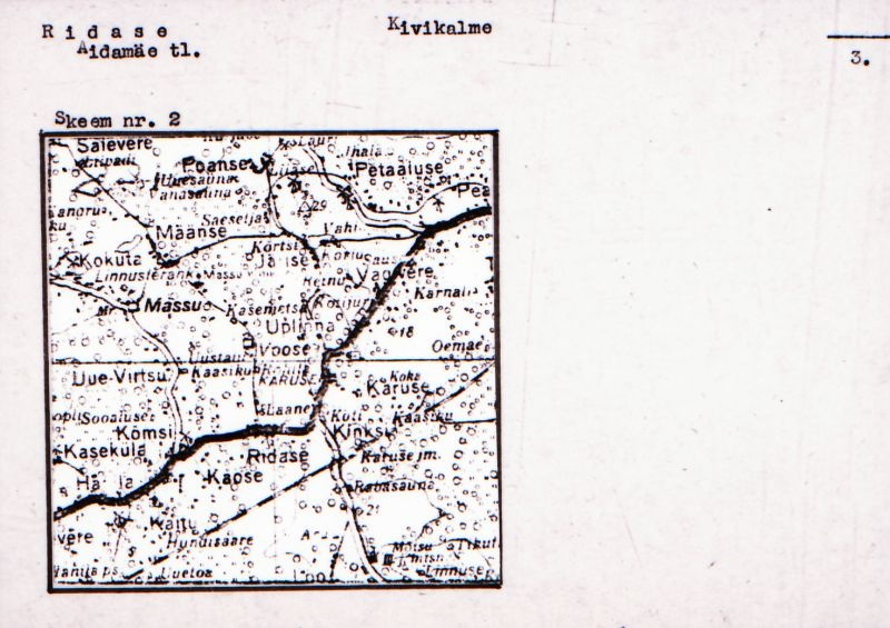Negatiiv. Ridase kivikalme.
Ü.p. 1976.