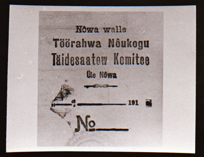 Negatiiv. 1917. a sündmusi Haapsalus ja selle ümbruses kajastav materjal. Ümberpildistus trükisest. Ümberpildistas Mihail Naumov, 1987.