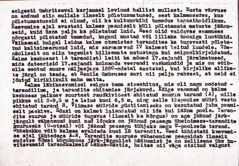 Negatiiv.  Kõmsi. Kivikalme II.
Ü.p. 1976.