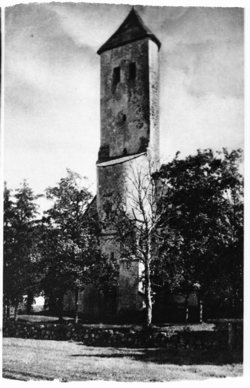 Negatiiv. Risti (Harju-Risti) kirik. Harjumaa. 1967. 
Kopeerija: M. Arro.