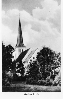 Negatiiv. Audru kirik. Pärnumaa. 1967. 
Kopeerija: M. Arro.  duplicate photo