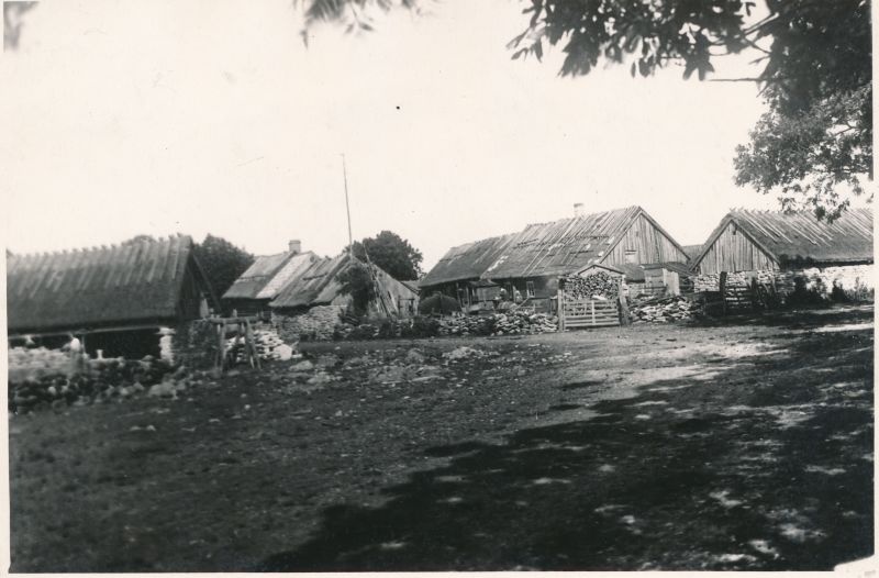 Photo. Osmussaar. View of the village from the south. 1927. Photographer. G. Vilbaste.