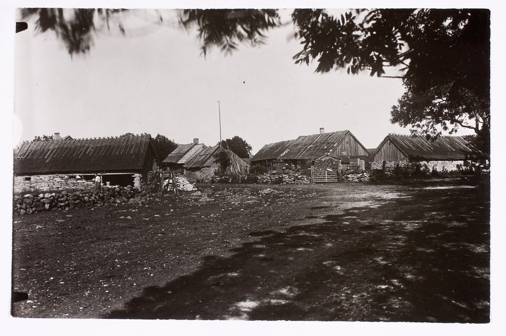 Osmussaar. View of the village.