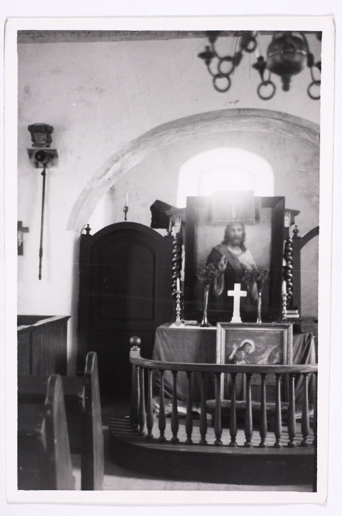 Osmussaare church altar