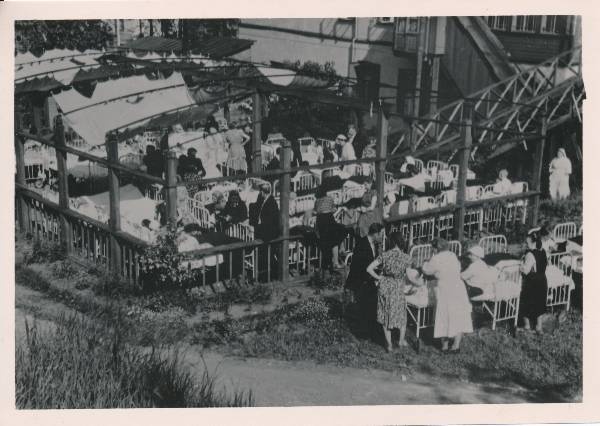 Tartu linna laste luu-liigesetuberkuloosi sanatoorium (Kalevi 13). Suvi 1961.