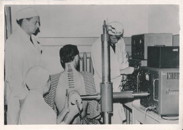 Tartu Linna Kliiniline Haigla, neuroloogia osakond, radoonmüelograafia. 1961