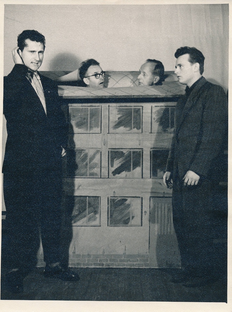 ENSV Ametiühingute Nõukogu Tartu Kultuurihoone Isetegevuslik Teater. Stseen näidendist. 1958-1960