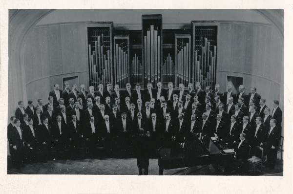Tartu Riikliku Ülikooli meeskoor. 1961