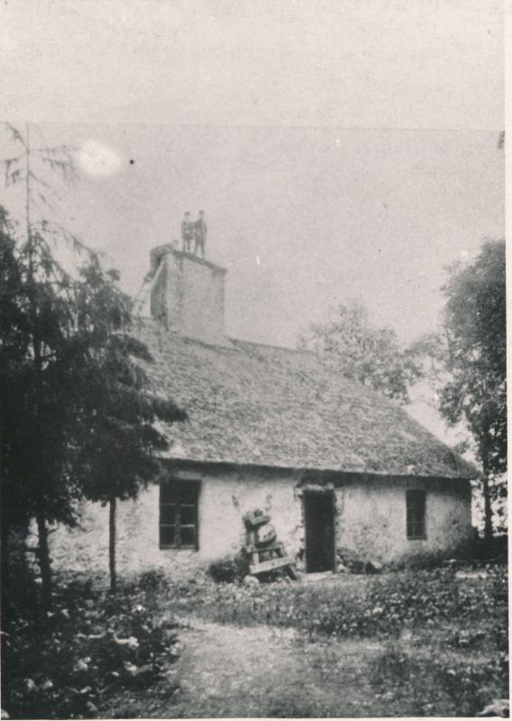 Photo. Passlepa's former manor building in the XVIII century. Later there was a sepihode. In Läänemaa.