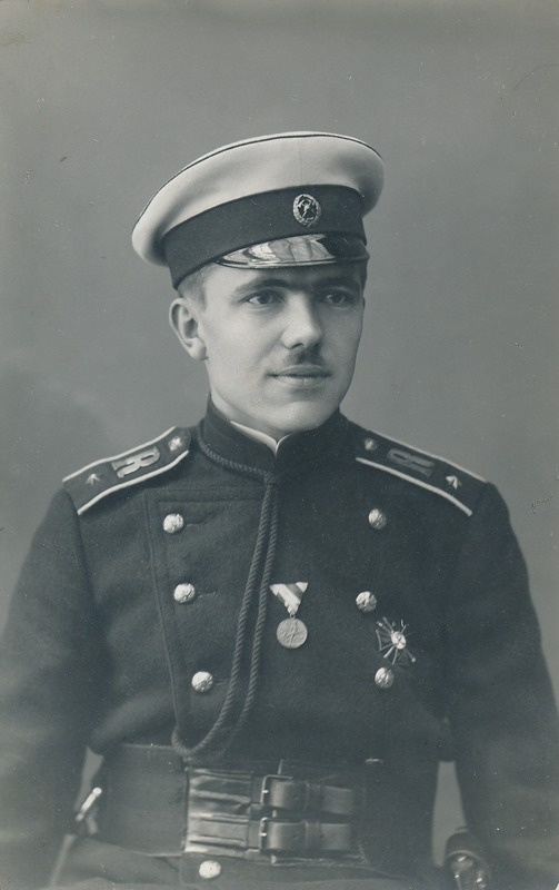 Tartu vabatahtlik tuletõrjeühing: ronijate jaoskonna liige Herzmann. Tartu, u 1906.