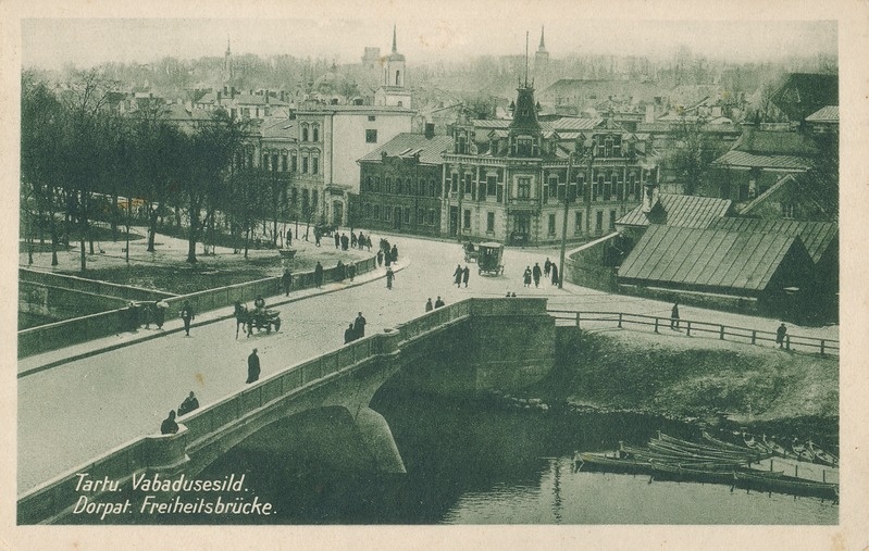 Vabadussild. Taga Lai t, kesklinn. Tartu, 1928.