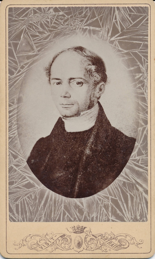 Fotokoopia.  Tartu ülikool, eesti keele lektor Friedrich Robert Faehlmann, u 1842-1850.