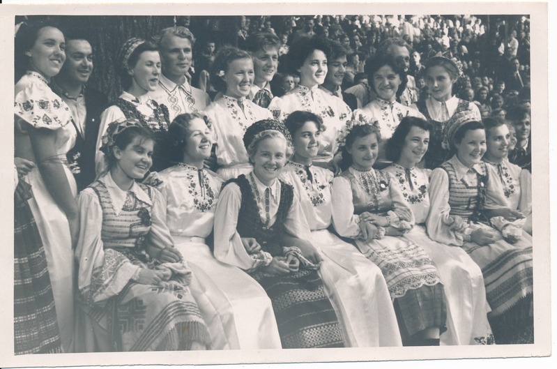 I üliõpilaslaulupidu Gaudeamus, külalisesinejad. Tartu, 1956.