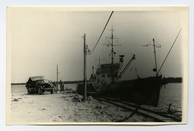 Haapsalu Fishing Component Dirhami kai before reconstructing  duplicate photo