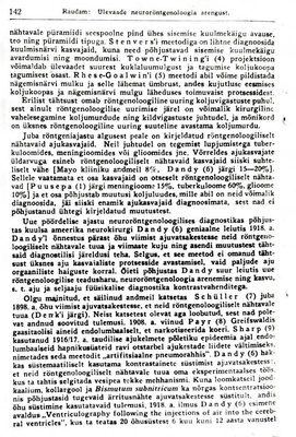 Fotokoopia.  Ernst Raudam "Ülevaade neuroröntgenoloogia arengust, eriti Tartu Närvikliinikust", lk 142. 1960-1970  duplicate photo