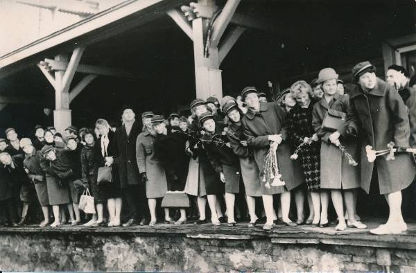 Tokio olümpiamängudelt saabujate vastuvõtt 1964a.