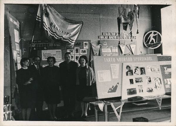 Tartu Spordiliidu poolt korraldatud sporditemaatiline näitus 1964a.